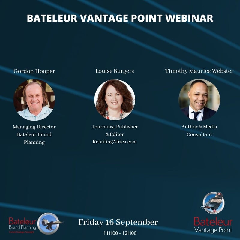 Join The Bateleur Vantage Point Webinar - Friday, 16 September 2022