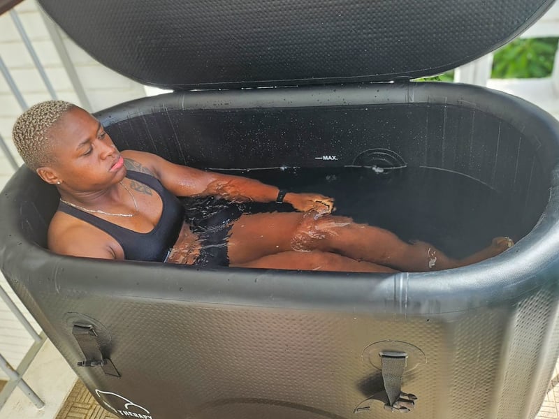 Home recovery, world-class results - Zintle Mpupha’s cold therapy routine