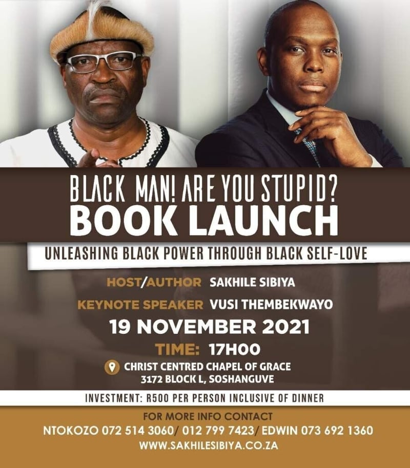 The RACE OF RACES Book Launch - Black Man Are You Stupid?