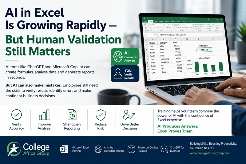AI in Excel Is Growing Rapidly — But Human Validation Still Matters
