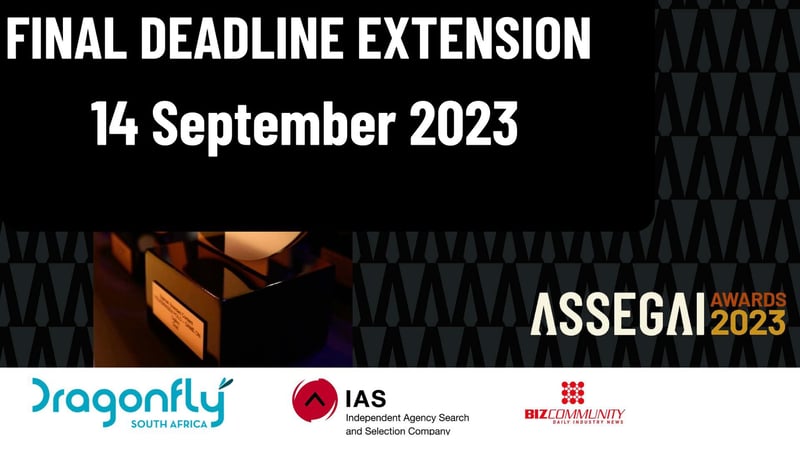 Final Deadline Extension for Assegai Awards 2023!