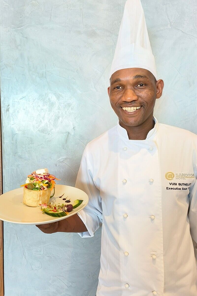 Culinary Alchemy - Vusi Buthelezi takes the helm as Executive Chef at @Sandton Hotel
