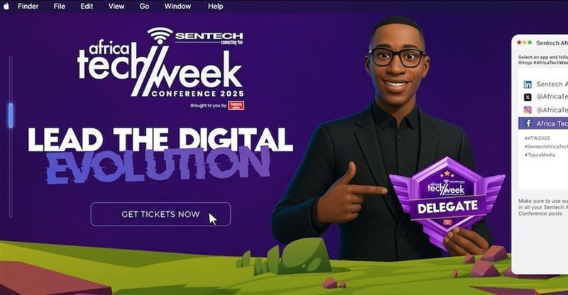 Sentech Africa Tech Week Conference 2025 - Not Just Witnessing The Future - Building It