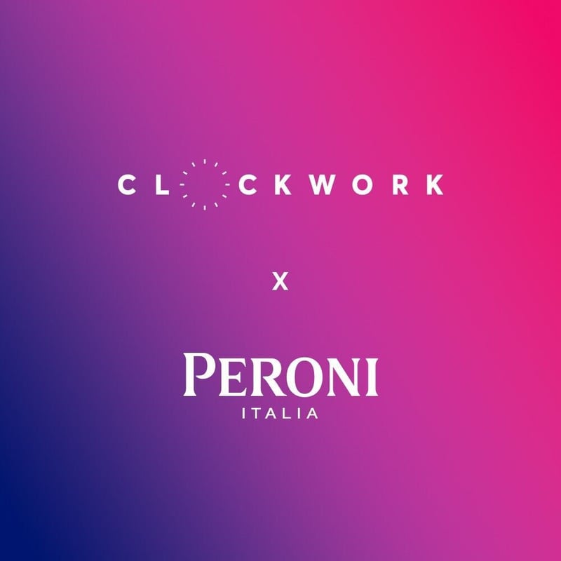 Clockwork appointed as Content Agency of record for Peroni Nastro Azzuro UK