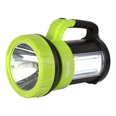 Cutting-Edge LED Rechargeable Torch - Green & Black Edition
