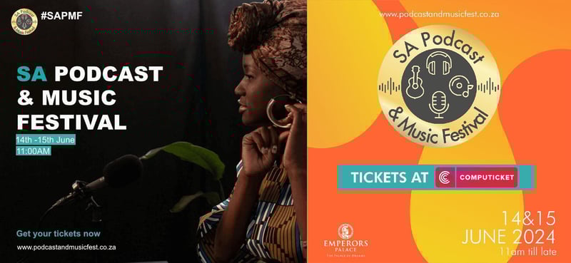 The SA Podcast and Music Festival - celebrating the intersection of podcasts, music, and creative content in South Africa
