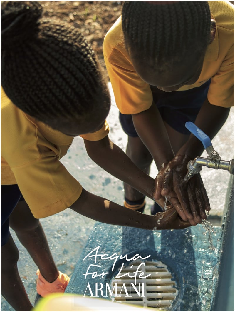 Armani Acqua for life initiative supports Water Scarcity Awareness in South Africa