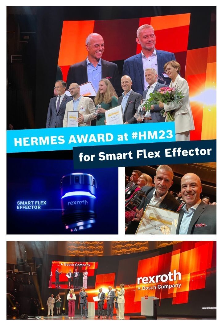 Bosch Rexroth wins second Hermes Award for top industrial innovation