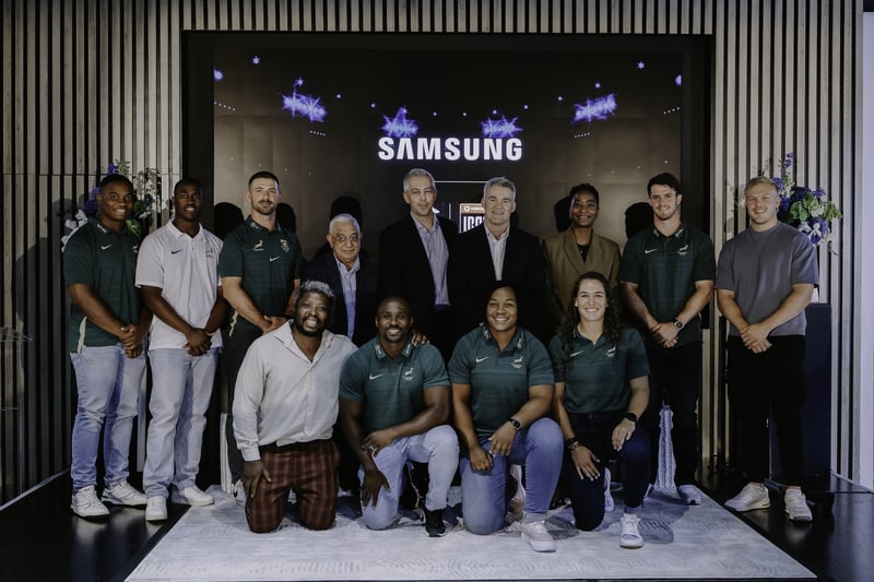 Samsung becomes the Official Mobile and Consumer Electronics Partner for SA Rugby’s National teams and the Vodacom URC