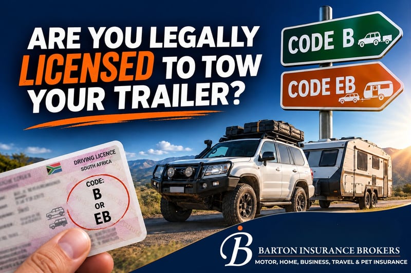 Barton Insurance Brokers Urges South African Motorists to Verify Driving Licence Codes Before Towing Heavy Trailers