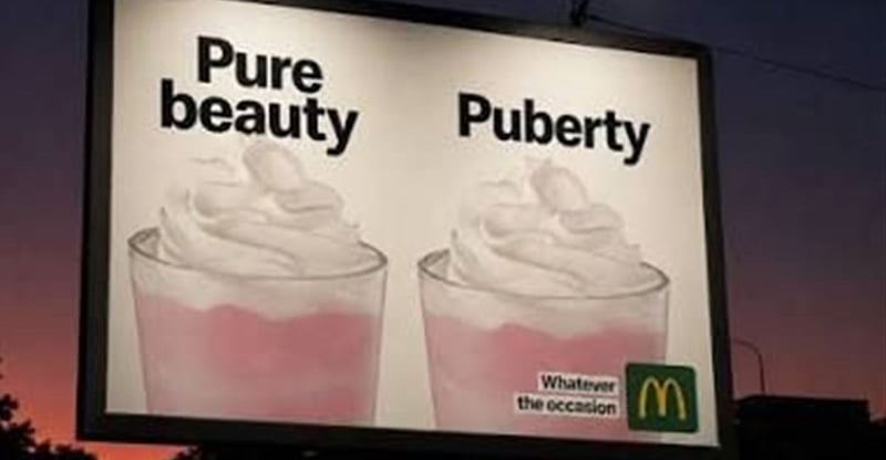 McDonald’s France Uses Mirrored Headlines to Position McFlurry Sundae and Milkshake as Reward for Life’s Contrasts