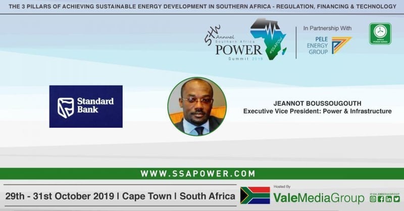 #SSAPOW19 - Jeannot Boussougouth, Executive Vice President - #Power & #Infrastructure, Standard Bank Group joins the VIP delegation