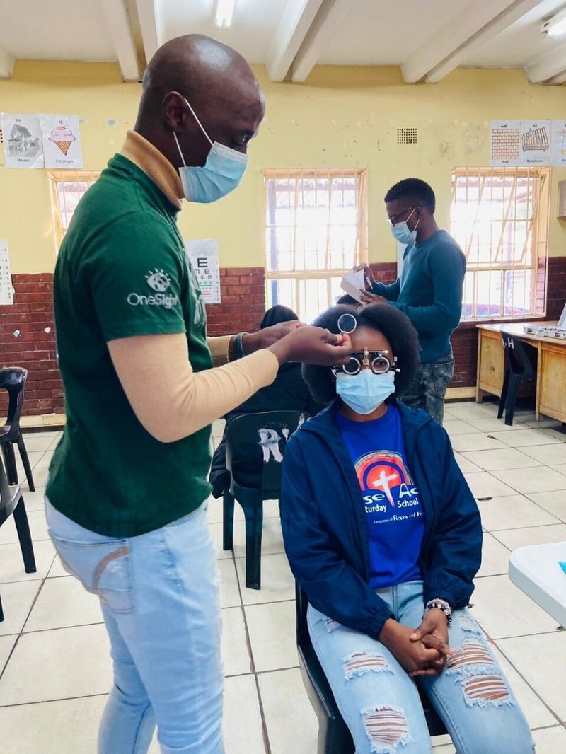 Alexandra residents receive free eyetesting and glasses