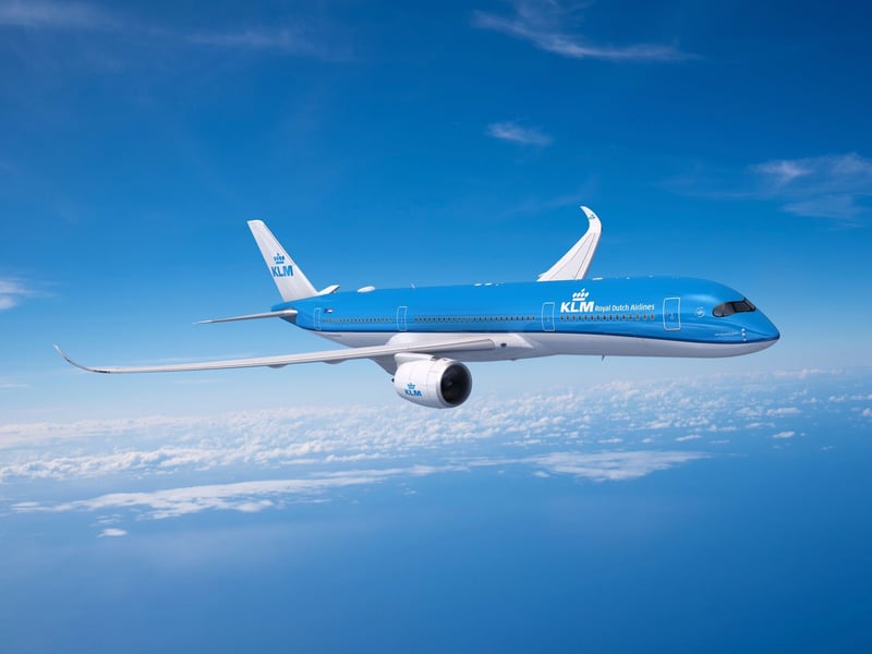 KLM to invest in cleaner, quieter and more fuel-efficient long-haul aircraft with an order of new Airbus A350s
