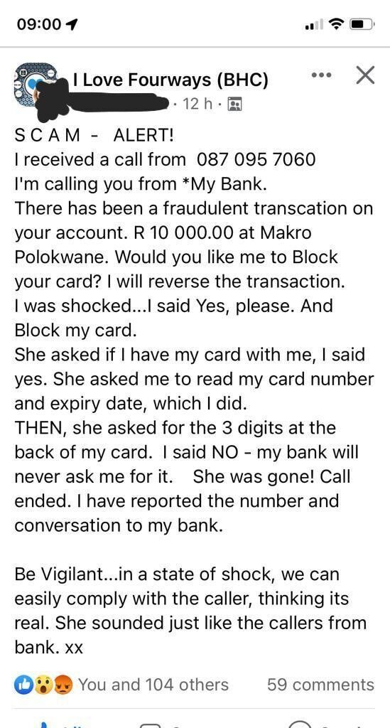 Fraudsters have not slowed down after the Festive Season