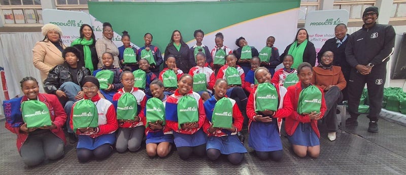 Air Products’ Flow Campaign delivers sanitary packs and hope to female learners during Women’s Month