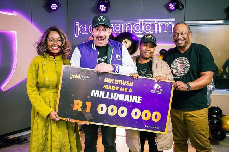 Jacaranda FM's Newest Millionaire Shares R100,000 of Her Prize in Feel-Good Goldrush Finale
