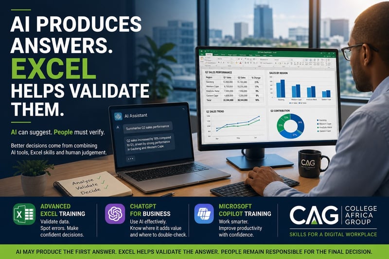 AI Produces Answers. Excel Helps Validate Them.