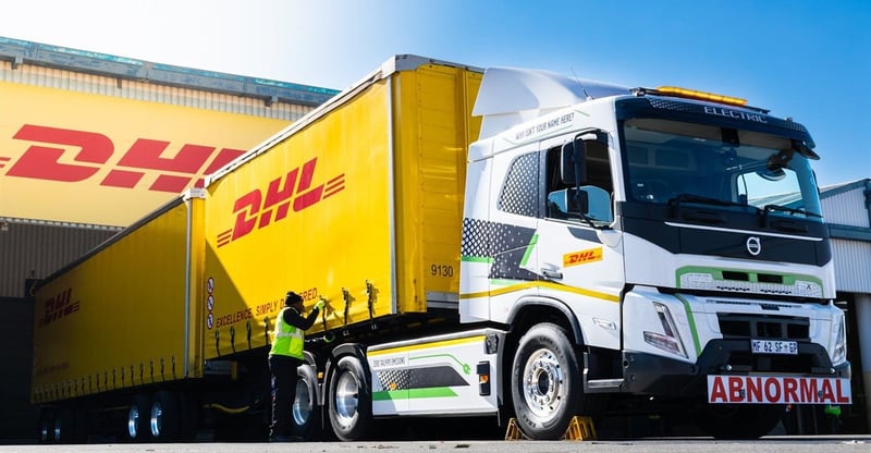 DHL Unilever And Volvo Unveil Superlink Electric Truck Pilot Showcasing Path To Greener Logistics