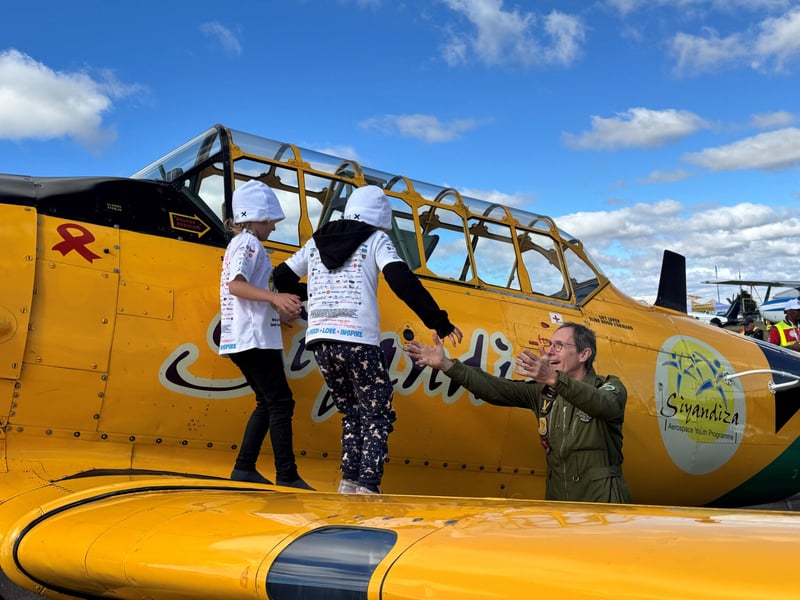 On the Wings of Hope. Hot Cares and the Children’s Flight Give 500 Children the Gift of Flight.