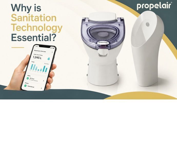 Connected washrooms - How Propelair’s sanitation tech cuts water use, costs and boosts ESG with IoT monitoring