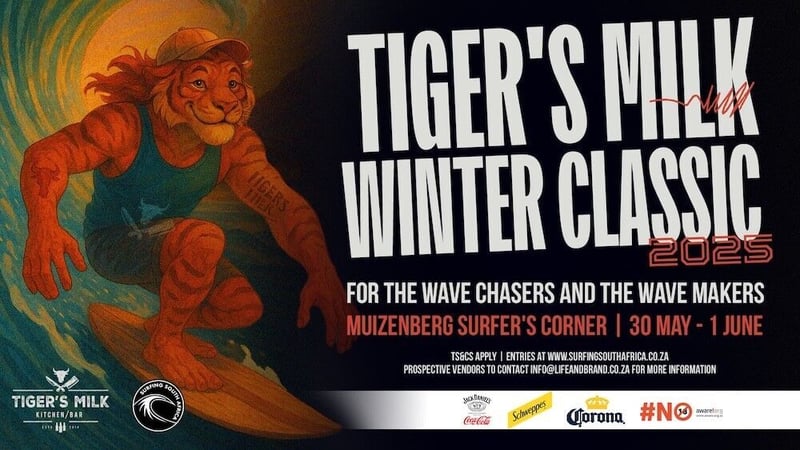 The 10th Edition Of The Tiger’s Milk Winter Classic At Muizenberg This Weekend