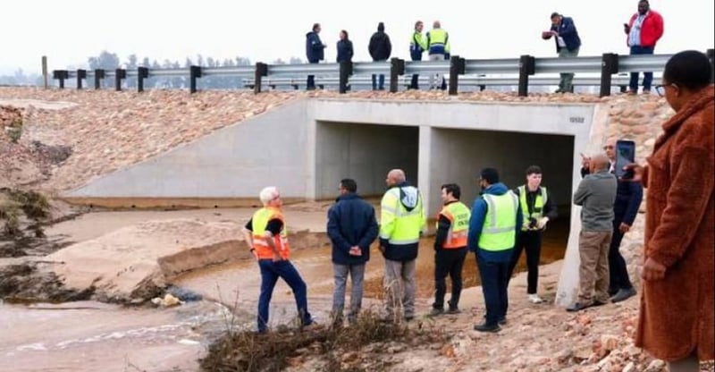 Off Site Built Bridge Praised at Western Cape Economy Innovation Awards for Withstanding Annual Deluge