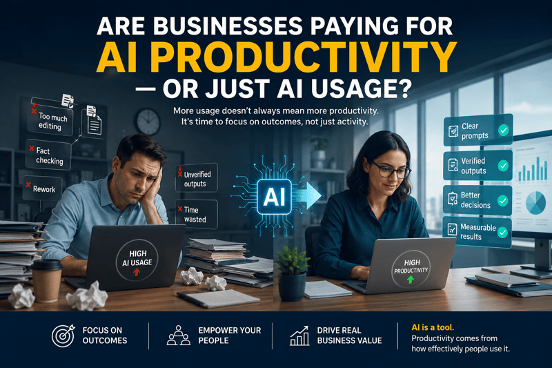 Are Businesses Paying for AI Productivity — Or Just AI Usage?