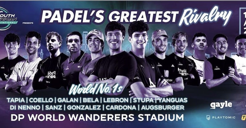 360 Padel Invitational Promises High-Stakes Action And Star-Studded Lineup At Iconic Joburg Venue