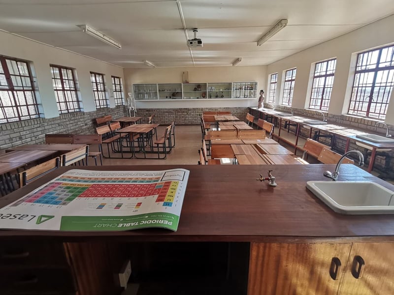 AfriSam revamps Dikgatlong science lab