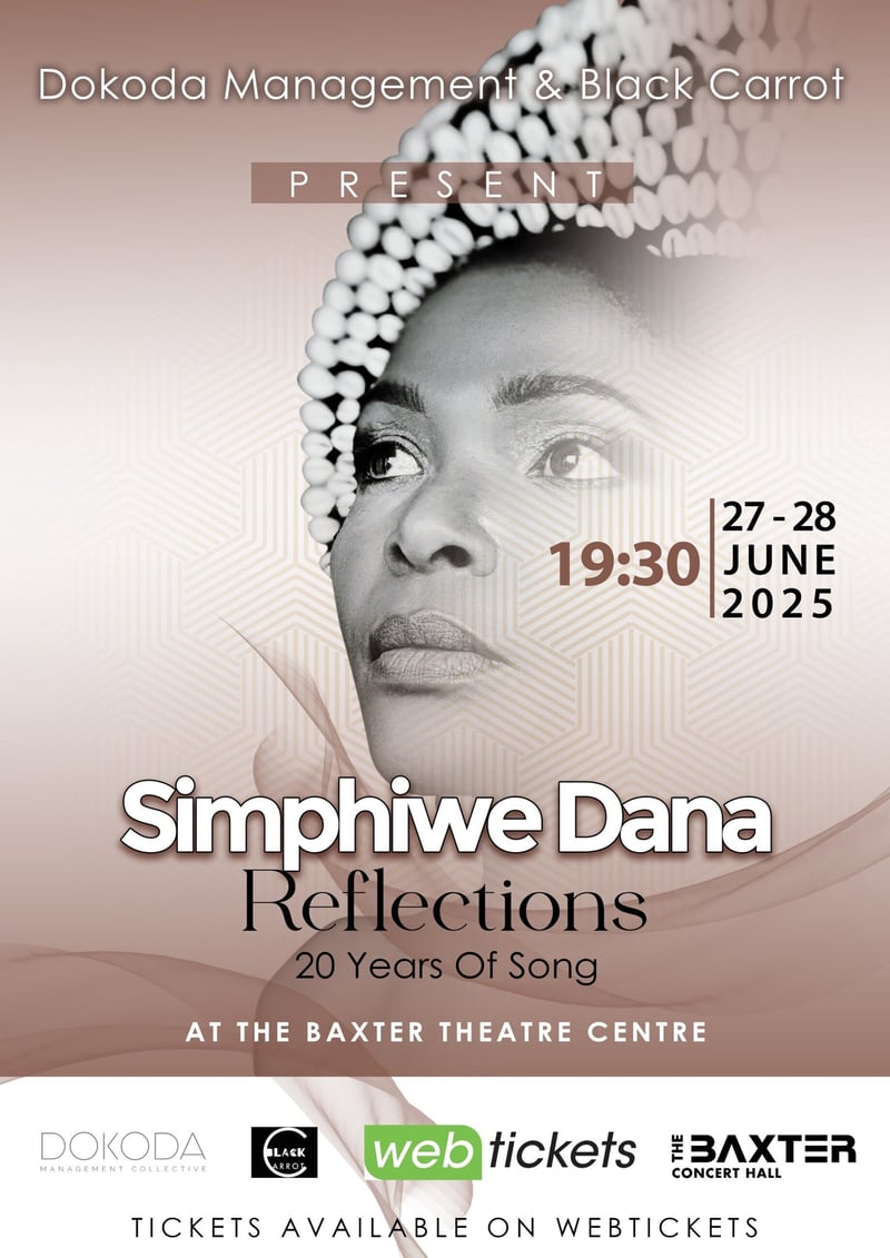Celebrated South African performer, activist and songwriter, Simphiwe Dana, celebrate 20 Years in Song this June with performances in Cape Town