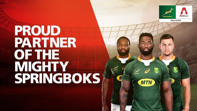 Afrisam cements partnership with Springboks