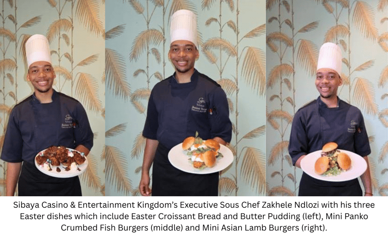 Easter inspo from Sibaya’s executive sous chef to help you cook like a pro