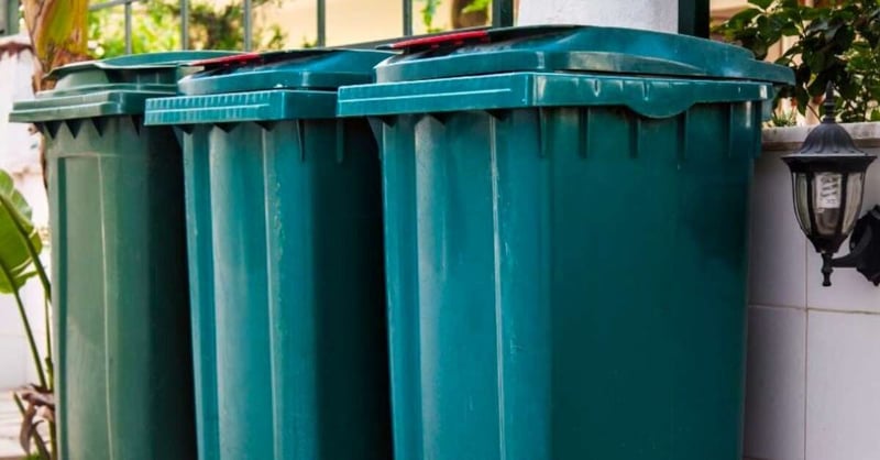 The Perfect Outdoor Setup - 240L Wheelie Bins and Plastic Chairs for Sale