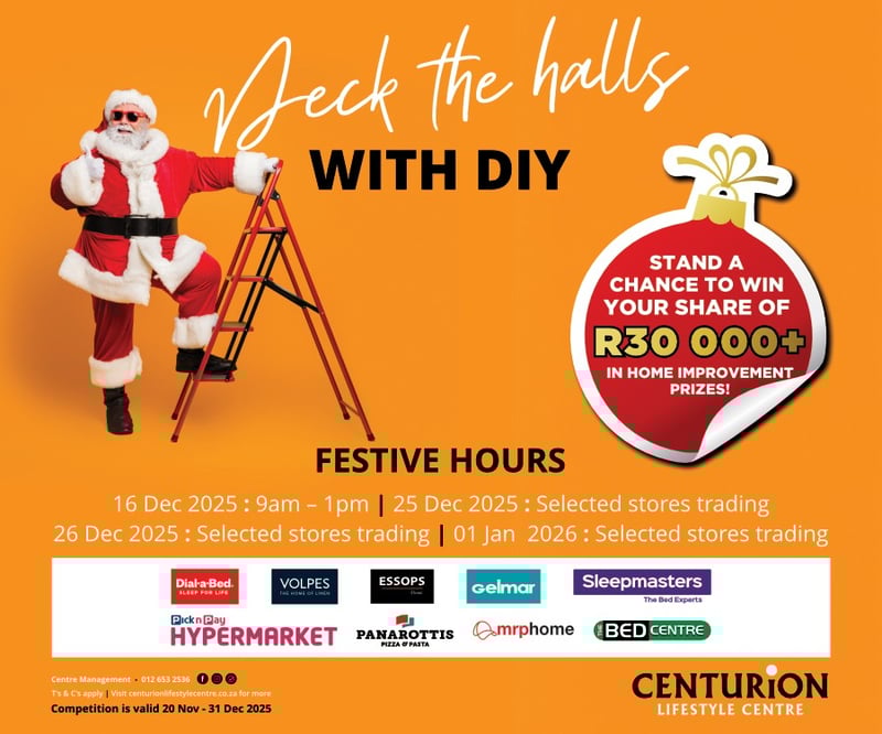 Win Your Share of R30,000 in DIY Prizes This Festive Season