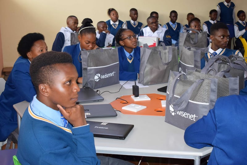 Raspberry Pi 400 Handover at Lodirile Secondary School