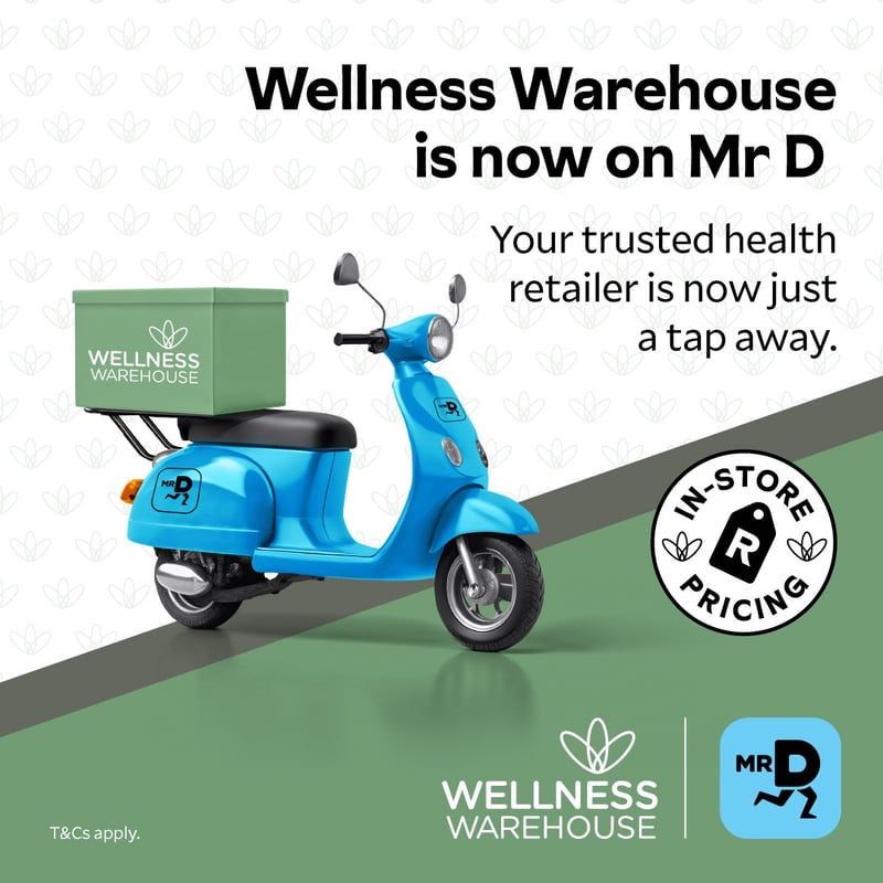 Wellness Made Effortless - Wellness Warehouse is Now on Mr D