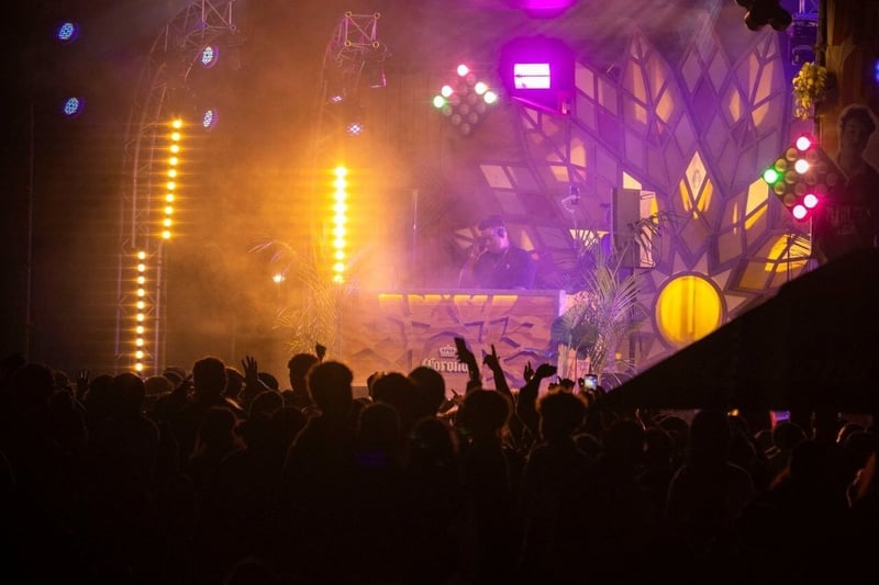 Images from Thursday Night's Ballito Pro Music Concerts