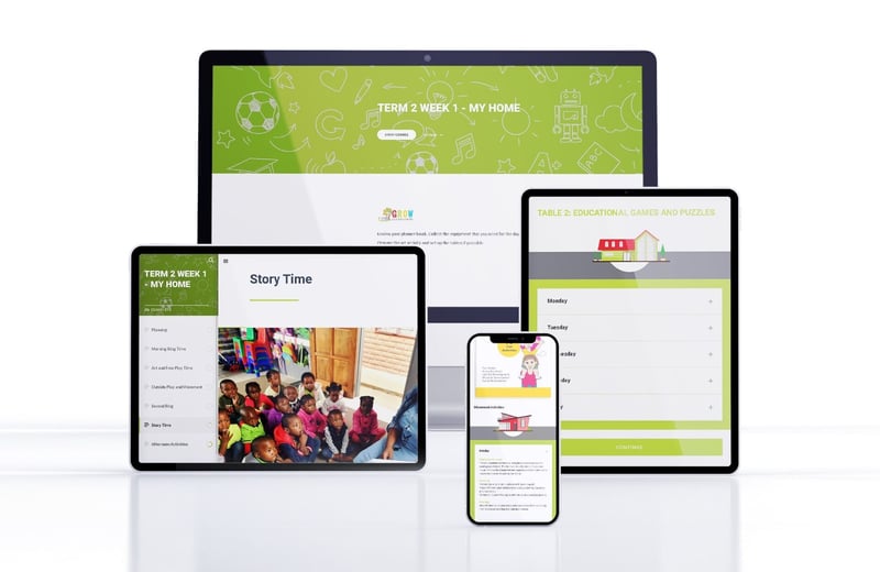 Grow ECD’s curriculum is now free to all ECD centres in South Africa