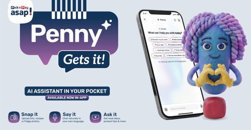 Pick n Pay Launches Penny AI Assistant on asap! Using Google Gemini