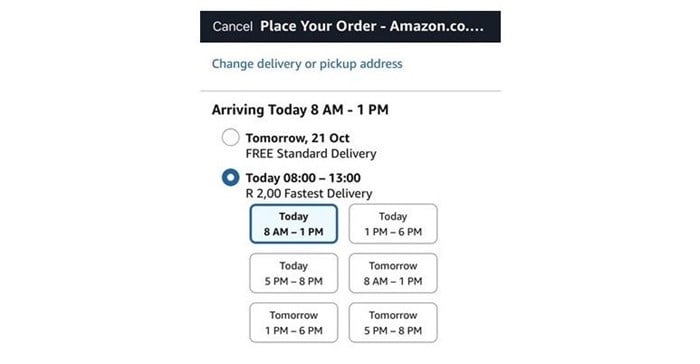 Amazon South Africa Introduces Time Slot Delivery Giving Customers Greater Control And Convenience