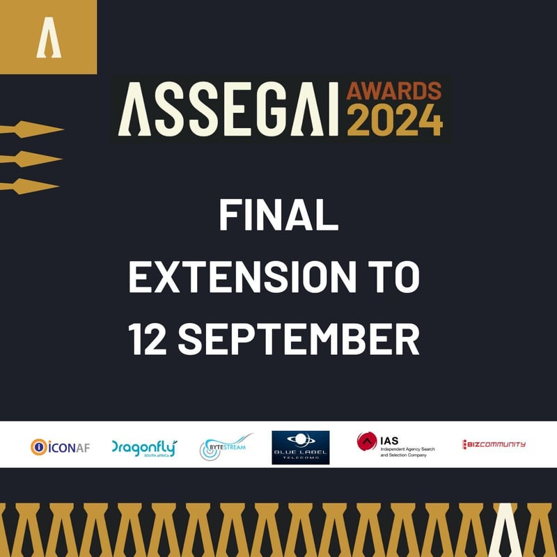 Assegai Awards 2024 - Extension for Entries Announced