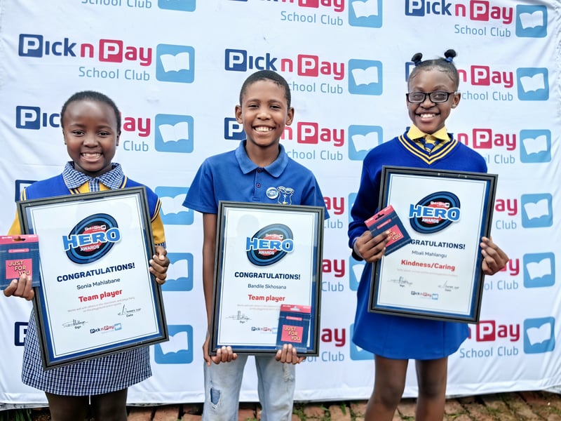 South Africa’s young heroes celebrated in 2025 Pick n Pay School Club Awards