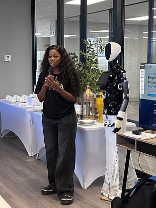 Deputy Minister Gina welcomes launch of IRIS AI Humanoid Tutor manufacturing plant at Dube TradePort, aims to create 20,000 jobs