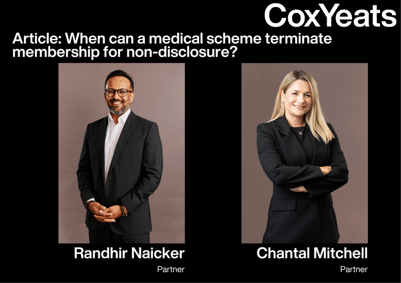 When can a medical scheme terminate membership for non-disclosure?
