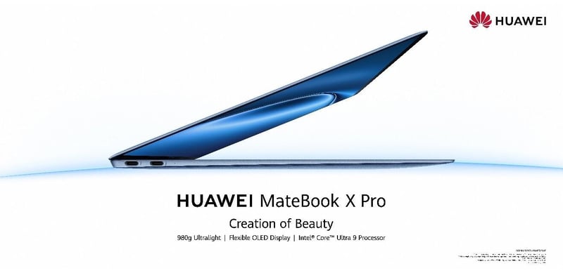 Experience the Future of Portability - HUAWEI MateBook X Pro Now Available in South Africa