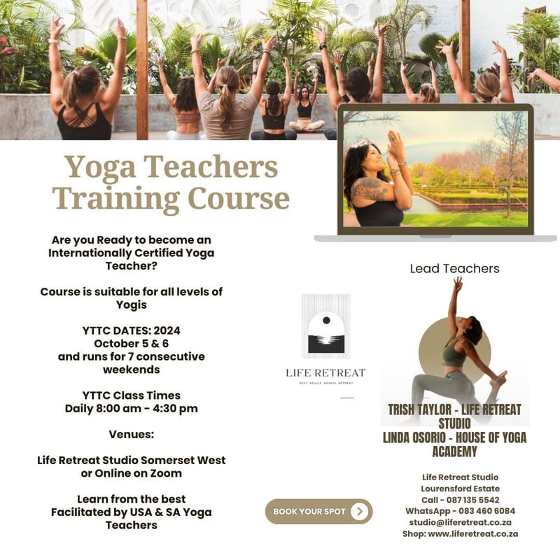 Vinyasa, Hatha & Yin Mastery Yoga Teacher Training Course - Oct 2024