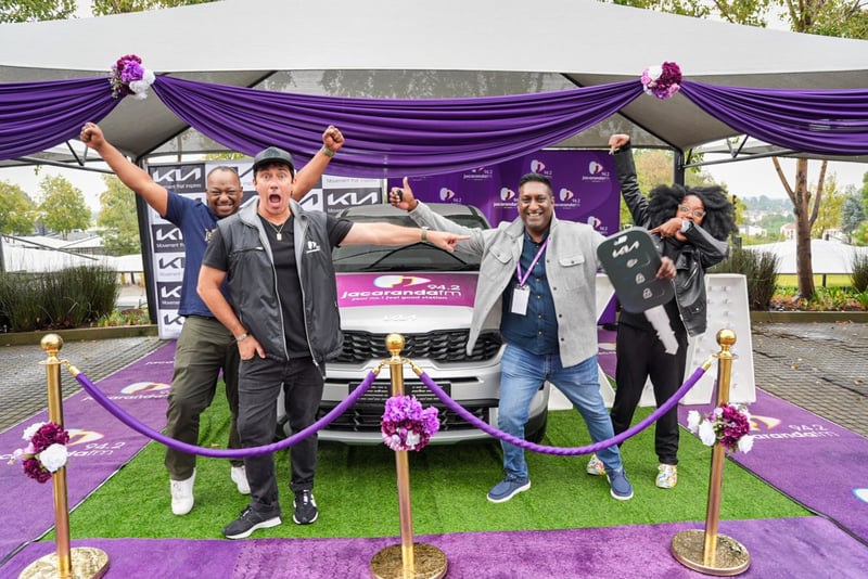 Midrand Resident Drives Away in Brand-New SUV as Jacaranda FM’s ‘Kia or The Cash’ Delivers Over 1 Million Entries