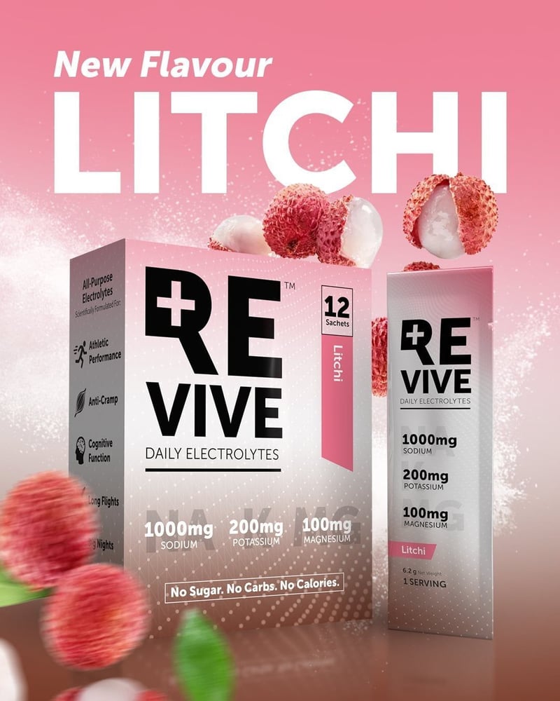 Revive launches consumer-voted Litchi flavour, exclusively at vida e caffè and online from October