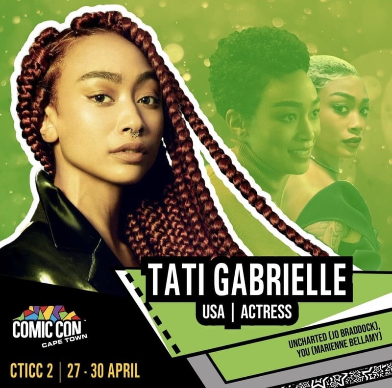 Tati Gabrielle Comes to Comic Con Cape Town